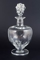 L'Art presents: René Lalique, Clos Vougeot decanter.