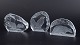 L'Art presents: Paul Isling for Svenskt Glas, WWF art glass sculptures, set of 3.