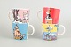 L'Art presents: Set of four Moomin Arabia mugs.