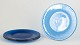 L'Art presents: Swedish art glass, set of 3 plates.