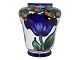 AluminiaVase with blue flower