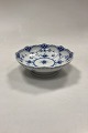 Danam Antik presents: Royal Copenhagen Blue Fluted Half Lace Bowl on Foot No. 511