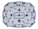 Blue Fluted Half LaceRare small bread tray