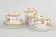 L'Art presents: Royal Copenhagen, set of 4 demitasse cups with matching saucers.