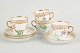 L'Art presents: Royal Copenhagen, set of 4 demitasse cups with matching saucers.