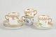 L'Art presents: Royal Copenhagen, set of 4 demitasse cups with matching saucers.