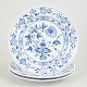 Meissen, Blue Onion, set of 3 dinner plates.