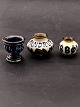 Set of 3 Kahler ceramic commemorative vases