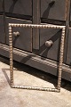 K&Co. presents: Antique 19th century wooden frame with old silver plating and fine patina. 39.5x30.5cm...