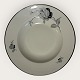 Moster Olga - Antik og Design presents: Black roseCopenhagen porcelain paintingSmall deep plate*DKK 50