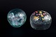 L'Art presents: Swedish glass maker, two paperweights.