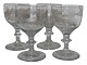 Large port wine glasses with oak leefs
