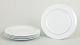 L'Art presents: Grethe Meyer for Royal Copenhagen, set of five Blue Line lunch plates.