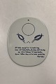 Royal Copenhagen Piet Hein Gruk Plate from 1980