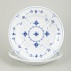 L'Art presents: Royal Copenhagen Blue Fluted Plain, set of two dinner plates.