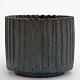 Roxy Klassik presents: Arne Bang.Jar in fluted stoneware with blue-green glaze. Signed.1 pc. in stock