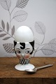 K&Co. presents: Old egg cup from the 1930s in porcelain with a painted funny face.