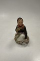 Danam Antik presents: Royal Copenhagen Overglaze figurine of Amager Flower Girl No 12412