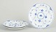 L'Art presents: Royal Copenhagen Blue Fluted Half Lace, set of three salad plates.