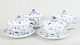 Royal Copenhagen Blue Fluted Plain, set of four bouillon ...