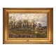 Aabenraa Antikvitetshandel presents: Peder Mønsted, Denmark, 1959-1941, oil on canvas. "Spring at Bøllemosen". ...