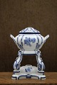 K&Co. presents: Rare incense bowl / potpourri jar in Curved Blue Flower on foot. Year: 1898-1923.