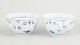 L'Art presents: Royal Copenhagen Blue Fluted Plain set of two bowls.
