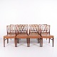 Dining Chairs in Rosewood by Ole Wanscher, Set of Eight, 1950s