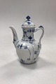 Royal Copenhagen Blue Fluted Plain Coffee Pot No. 47