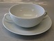 White 247 Bouillon cup 3 dl (481) & saucer 27.7 cm ...