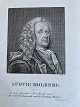 Ole Buus Larsen præsenterer: Kobberstik af Oluf Olufsen Bagge - Portræt af forfatter, Baron Ludvig Holberg.