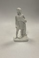Danam Antik presents: Bing and Grondahl Bisque Thorvaldsen Figurine of a Standing Boy No. 46