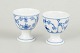 L'Art presents: Royal Copenhagen Blue Fluted Plain, set of two egg cups.