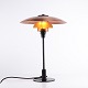 Osted Antik & Design presents: Poul Henningsen Table Lamp Model PH 3.5/2 in Copper with Amber Shades and Base ...