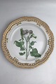 Danam Antik presents: Royal Copenhagen Flora Danica Plate with pierced border No. 20/3526.
