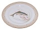 Antik K presents: Flora DanicaDinner plate with fish 25.5 cm. #3549