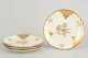 L'Art presents: Rosenthal "Elfenbein" series, set of four gold decorated plates.