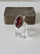 Karstens Antik presents: N.E.From vintage ring in sterling silver with amber