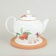 Royal Worcester Evesham, teapot with stand.