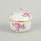 L'Art presents: Meissen, lidded sugar bowl with polychrome flower decoration.