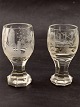 Masonic glass with many symbols