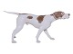 Large Bing & Grondahl dog figurinePointer with long tail