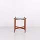 Osted Antik & Design presents: Side Table with Round Glass Top in Cherry Wood, Swedish Design in the Style of ...