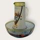 Moster Olga - Antik og Design presents: Painted glass jug and bowlDKK 1200