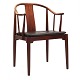 Hans J. Wegner "China"-armchair, mahogany. Manufactured ...