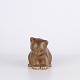 Osted Antik & Design presents: Knud Basse Cat Figure in Glazed Ceramic, Danish Design, 1960s