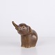 Osted Antik & Design presents: Knud Basse Elephant Figure in Glazed Ceramic, Danish Design, 1960s