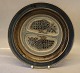 Klosterkælderen presents: 21847 RC Tray 26 cm August 1961 Jorgen Mogensen JM Royal Copenhagen Art Pottery