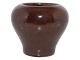 Antik K presents: Royal Copenhagen art potteryMiniature dark brown vase