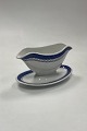 Danam Antik presents: Royal Copenhagen Blue Tranquebar without flowers Gravy Boat